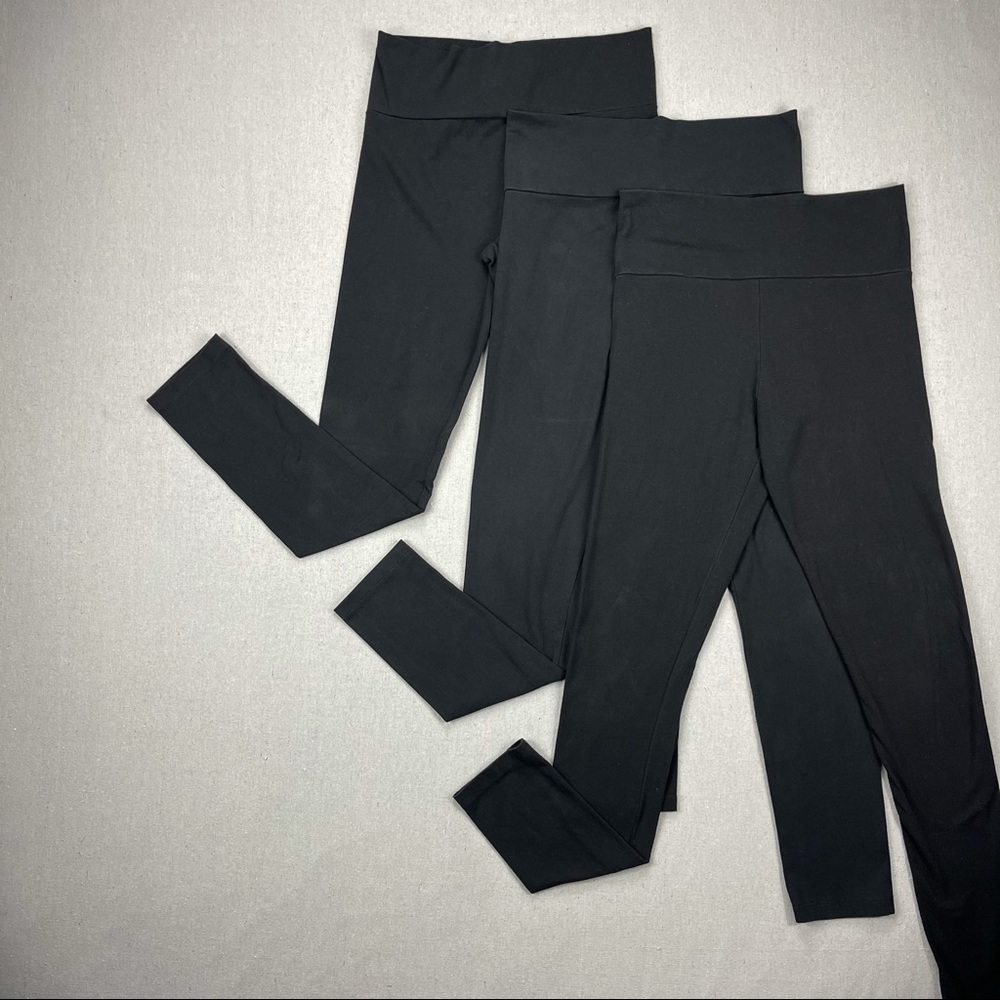 Forever 21 Black Leggings  Large (3 Pack Bundle)